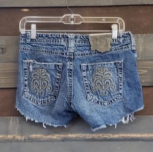 Womens Industrial Cotton Cut Off Denim Jean Shorts Size 5